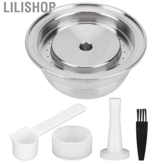 Lilishop Coffee  Set 304 Stainless Steel Reusable Refillable Filter for Nespresso Vertuo Plus