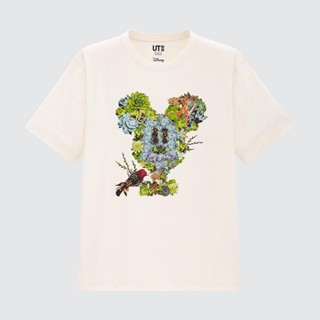 【New】Uniqlo เสื้อยืดแขนสั้น พิมพ์ลาย Disney Mickey MFA ARCHIVE สําหรับผู้ชาย และผู้หญิง 449508S-5XL