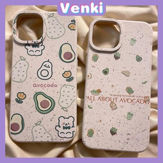 Venki - เข้ากันได้สำหรับ เคส iphone 11 เคสไอโฟน เคสไอโฟน11  เคสเป็นมิตรกับสิ่งแวดล้อมเคสย่อยสลายได้เรียบป้องกันเปลือกข้าวสาลีสดอะโวคาโดในกระถางเข้ากันได้กับ iPhone 14 Pro max 13 Pro max 12 Pro Max 11 xr xs max 7