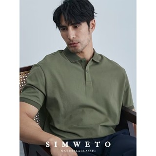 เสื้อโปโลแขนสั้น คอปก สีพื้น สไตล์ญี่ปุ่น เรโทร แฟชั่นฤดูร้อน สําหรับผู้ชาย 2023