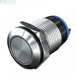 【Big Discounts】12mm Metal Push Button Switch DIY Waterproof Momentary Push Button 12V 1NO 1NC#BBHOOD