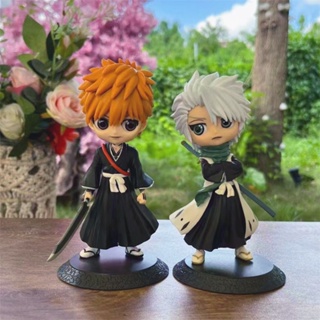 โมเดลฟิกเกอร์ PVC อนิเมะ Bleach Kurosaki Ichigo Hitsugaya Toushirou ขนาด 15 ซม. ของเล่นสําหรับเด็ก และผู้ใหญ่