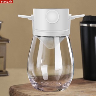 【ในการจัดส่ง】ที่ดริปกาแฟแบบพกพานำกลับมาใช้ใหม่ได้ Coffee Filters Drip Tea Holder Mesh Baskets