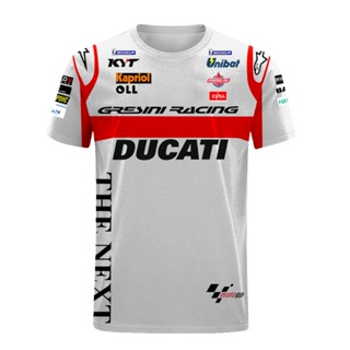 ใหม่ เสื้อยืดแขนสั้น ระบายอากาศ พิมพ์ลาย MOTO GP Race Ducati Champion Enea Bastianini Bystander แฟชั่นฤดูร้อน สําหรับผู้ชาย 2022