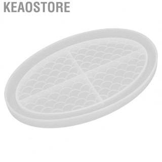 Keaostore Rolling Tray Mold  Repeated Use DIY Crafts Easily Demold Resin Molds for Display Trays Soap Dishes Jewelry Storage