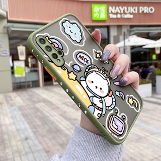 สําหรับ Huawei P20 Lite 2019 Nova 5 Pro Nova 5i Pro เคสการ์ตูน ลายอวกาศ บาง ขอบสี่เหลี่ยม ดีไซน์ใหม่ กันกระแทก ฝ้า ใส เคสโทรศัพท์แข็ง