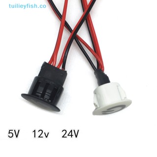 Tuilieyfish ปุ่มสวิตช์ควบคุมไฟอัจฉริยะ LED DC5V 12V 24V หรี่แสงได้ 10 13 16 มม. สําหรับตู้เสื้อผ้า ทางเดิน