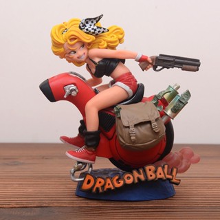 ของเล่นเด็ก ตุ๊กตาฟิกเกอร์ Dragon Ball Martial Arts Club Beauty Lanqi Motorcycle Lanqi Lanqi สีชมพู สีแดง สําหรับของขวัญวันเกิด