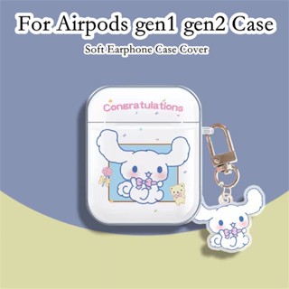 【คุณภาพสูง】เคสหูฟัง แบบนิ่ม ลายการ์ตูนอนิเมะ สําหรับ Airpods gen1 gen2 gen1 gen2