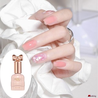 แอนนี่ โดนัท น้ำแข็งใส สีนู้ด กาวยาทาเล็บ New Summer Candy Color Sequin Suit Nail Art Special (monkingstore_th)