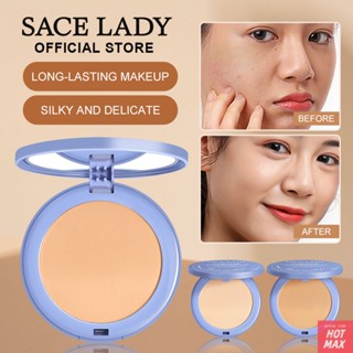 SACE LADY Make-up Powder Waterproof Sweat Invisible Pores Powder No Card Powder Post [hotmax]