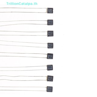 Trillioncatalpa สวิตช์ฟิวส์ความร้อน 250V RH 2A 85-160 องศา 10 ชิ้น