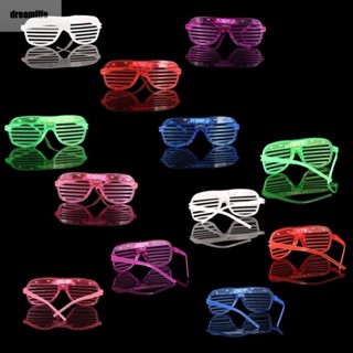 【DREAMLIFE】Replacement Party LED Glasses Sunglasses Glow In Neon Light Up Shutter