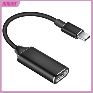 Ni อะแดปเตอร์แปลงสายเคเบิ้ล Usb 3.1 Type C เป็น Hdmi 4k Type C Hdmi สําหรับ Macbook Huawei