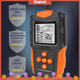 ♪Bagood♪In Stock  12V/24V Battery Capacity Tester Auto Battery Analyzer Car Battery Tool Digital Display Battery System Detector for Car Batteries