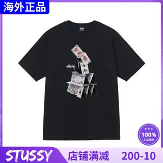 เสื้อยืดแขนสั้น พิมพ์ลาย Mail Stussy Stussy 23 ทรงหลวม สําหรับผู้ชาย