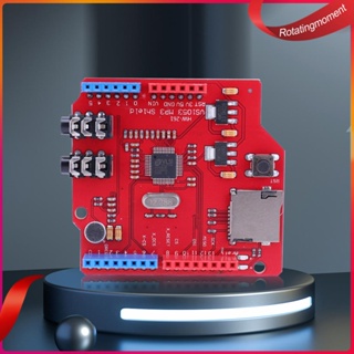 ❤ Rotatingmoment VS1053 โมดูลบอร์ดเสียง ขนาดเล็ก พร้อมช่องเสียบการ์ด TF MP3 Vorbis AAC WMA MIDI ฟังก์ชั่นบันทึกออนบอร์ด