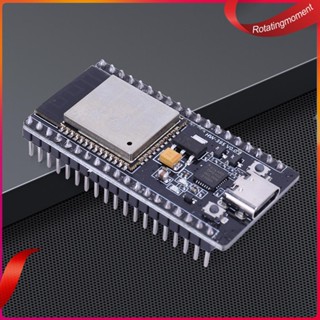 ❤ Rotatingmoment ESP32-WROOM-32 CP2102 บอร์ดโมดูลไร้สายบลูทูธ WiFi 2412-2484MHz