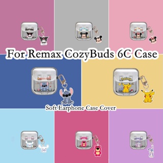 【imamura】เคสหูฟัง แบบนิ่ม ลายการ์ตูน สําหรับ Remax CozyBuds 6C Remax CozyBuds 6C