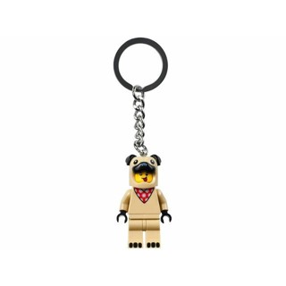 City พวงกุญแจฟิกเกอร์เลโก้ French Bulldog Guy ขนาดเล็ก 854158 Minifig หายาก