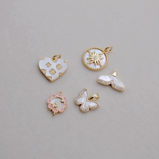 จี้เครื่องประดับ แฮนด์เมด ชุบทอง 14K ชุบทองธรรมชาติ diy