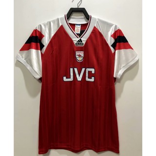 เสื้อกีฬาแขนสั้น ลายทีมชาติฟุตบอล Arsenal 92-94 ชุดเหย้า คุณภาพสูง สไตล์วินเทจ