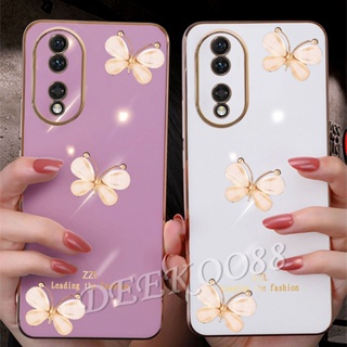 เคสโทรศัพท์มือถือ ลายผีเสื้อน่ารัก 3D สําหรับ Honor 90 Lite X8a Magic5 Pro 5G 4G 2023 Honor90Lite Honor90