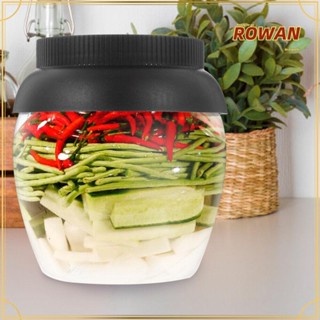 Rowans กระปุกพลาสติกใส พร้อมฝาปิด ความจุ 450 มล. สําหรับเก็บกิมจิ สัตว์เลี้ยง