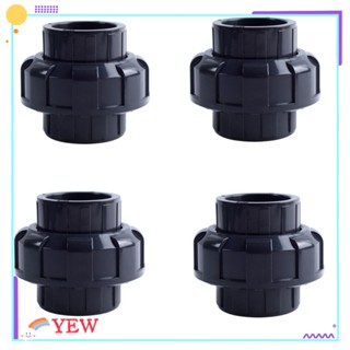 Yew ข้อต่อท่อน้ํา PVC UPVC SCH 80 1 นิ้ว กันรั่ว 4 ชิ้น