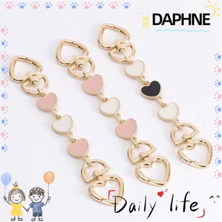 Daphne อุปกรณ์เสริมกระเป๋าสายโซ่สําหรับกระเป๋าถือกระเป๋าสตางค์รูปหัวใจ Diy