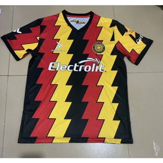 เสื้อกีฬาลําลอง ระบายอากาศ ทรงหลวม ลายสิงโต สีดํา ไซซ์ S~4xl 23-24