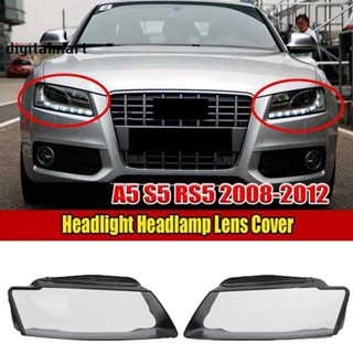 2 ชิ้น 8T0941030 8t0941029 ฝาครอบเลนส์ไฟหน้า แบบเปลี่ยน สําหรับ Audi A5 S5 RS5 2007-2012