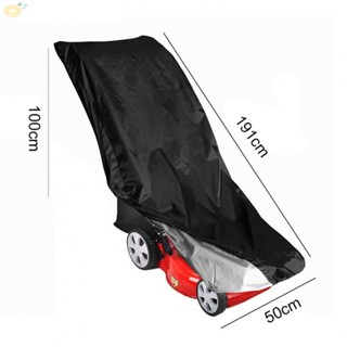 【VARSTR】Lawn Mower Cover 191*50*100CM 74in*19.5in*39in Black Garden Lawn Mower