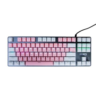 คีย์บอร์ด KEYBOARD ALTEC LANSING GK8404FQPW TKL (WHITE-PINK) (BLUE SWITCH) (TH/EN)