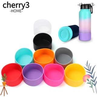 Cherry3 ฝาครอบขวดน้ํา ซิลิโคน กันลื่น อุปกรณ์เสริม สําหรับเล่นกีฬา