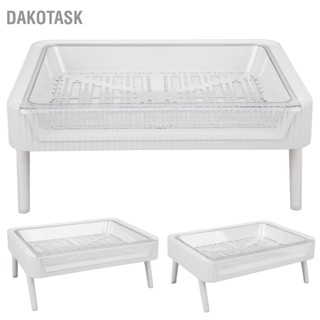  DAKOTASK ชั้นวางของในครัว ออแกไนเซอร์ ถ้วยเก็บของในครัวเรือน เดสก์ท็อป มัลติฟังก์ชั่น ราวตากผ้าสำหรับสำนักงาน