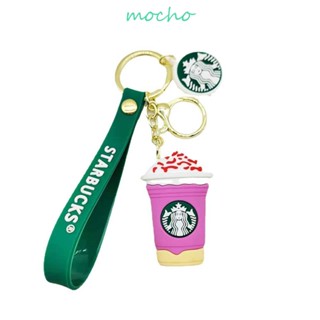 Mocho Starbucks พวงกุญแจ จี้การ์ตูนตัวอักษร สร้างสรรค์ สําหรับห้อยกระเป๋า แก้วกาแฟ ชานม