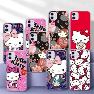 เคสโทรศัพท์มือถือแบบนิ่ม ลายเฮลโลคิตตีน่ารัก SXA32 สําหรับ VIVO Y11 Y12 Y15 Y17 Y19 Y20 Y30 Y50 Y53 Y55 Y55s Y69 Y71 Y81 Y81s