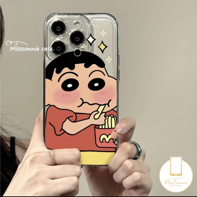เคสโทรศัพท์มือถือ ลายการ์ตูนชินจังน่ารัก พร้อมขาตั้ง สําหรับ VIVO Y16 Y11 Y02 Y17 Y35 Y22 Y31 Y02s Y20 Y30 Y91C Y21s Y15s Y21 Y15 Y50 Y51 Y33s Y75 Y12i Y12S V25 Y95 Y93 Y15A Y12 V21 V23E Y20i Y20S ราคา ถูกที่สุด ดีลบีเคเค แกลเลอรีภาพที่ 2