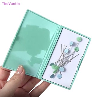 Thevantin เคสแม่เหล็ก ทรงสี่เหลี่ยมผืนผ้า 3 สี สําหรับจัดเก็บอุปกรณ์เย็บปักถักร้อย ปักครอสติช