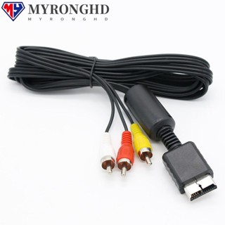 Myronghd สายเคเบิ้ลเสียงวิดีโอ AV ทนทาน 6 ฟุต สําหรับเล่นเกมทีวี