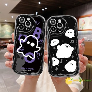 เคสโทรศัพท์มือถือแบบนิ่ม ลายกราฟฟิตี้ผี 3D น่ารัก ขอบโค้ง สําหรับRealme 5 5i 9i C17 7i C55 10 C30 C30S C11 2021 C21Y C31 C33 C35 C15 C21 C25 C20 C3 C12 C2 C25S 5S C1 C25Y C2 C3i 6i C20A  Narzo 20 10 10A 20A 30A 50i 50A Prime