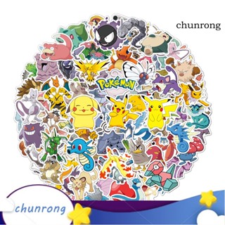 Chunrong สติกเกอร์ใส ลายการ์ตูนเอลฟ์ กราฟฟิติ สัตว์เลี้ยงน่ารัก กันน้ํา แข็งแรง สําหรับติดตกแต่งกระเป๋าเดินทาง แล็ปท็อป ของขวัญเด็ก DIY 100 ชิ้น