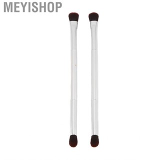 Meyishop Eye Makeup Brush  Portable Double Ended Safe 2pcs Cosmetic Tool Eyeshadow for Travel