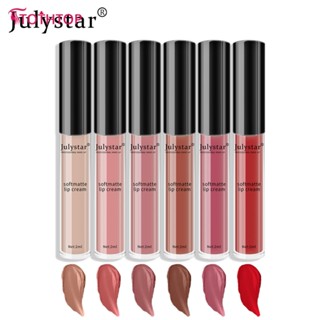 Julystar Lip Glaze Non-fading Non-stick Cup Velvet Matte Lip Gloss Lip And Cheek Lipstick Waterproof And Sweatproof Lip Gloss [TOP]