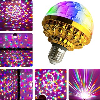 [BaiPester] โคมไฟดิสโก้ LED E27 RGB ปลั๊ก US EU หลากสีสัน สําหรับเวที ปาร์ตี้ดิสโก้