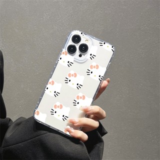 เคสใส แบบนิ่ม ลายการ์ตูนคิตตี้ สําหรับ Realme 11 10 9 Pro Plus 9i 8i 8 7 6 6s 6i 5 5s 5i Realme GT 2 Pro Neo 3 3T 2