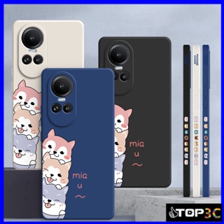 เคส OPPO Reno 10 Pro 5G Reno 8T 5G Reno 8Z Reno 7Z Reno 8 Reno 7 เคสโทรศัพท์มือถือ ลายสุนัขน่ารัก สําหรับ gg