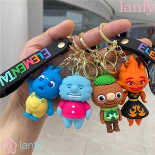 Lanfy พวงกุญแจยางนิ่ม รูปก้อนเมฆ แข็งแรง