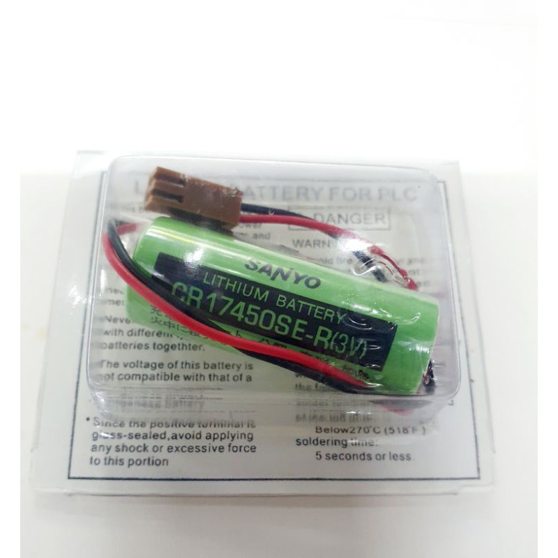 CR17450SE-R 3V   17450 แบตเตอรี่ SANYO ของแท้‼️ cr17450 battery